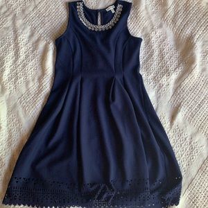 Monteau Girl Navy Dress